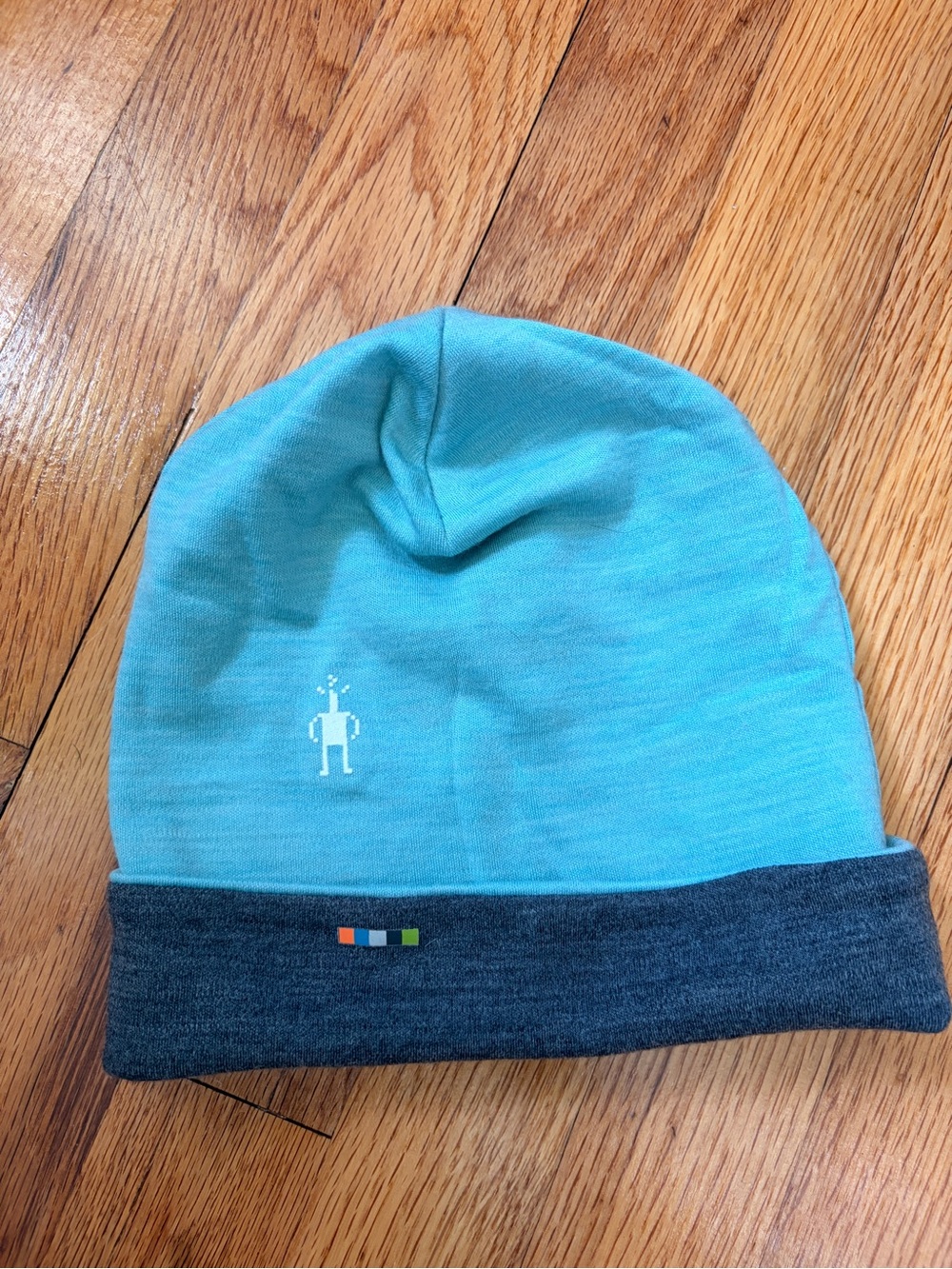 Smartwool 100% Merino Wool Unisex Beanie Blue/Gray
